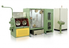 Middle-fine wire drawing machine and online anneal...