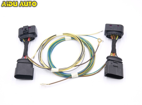 AIDUAUTO FOR  VW Golf 7 MK7 HID Xenon Headlight 10 to 14 Pin Connector Adapter harness Wire Cable