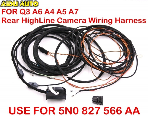 Rear HighLine Camera Wiring Harness For Audi Q3 8U0 A6 4G0 A5 S5 8F 8T F3 A8 4H0 A4 8K0 Q5 8R0 A7 4G0