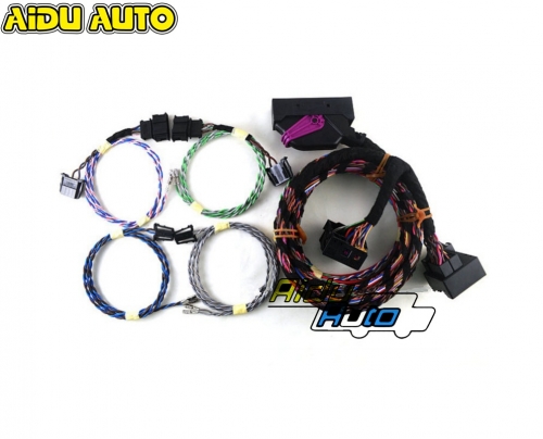 USE FOR VW Golf 6 MK6 Plug&amp;play RNS510 Dynaudio System acoustics Wire harness Cable