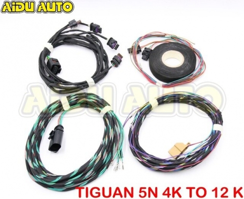 Auto Parking PLA 2.0  Play&amp;Plug 4K To 12K Install Harness Wire For Tiguan 5N