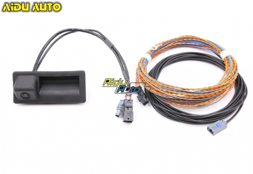 4G0827566A Rear View Camera Trunk handle with High Guidance Line Wiring harness For Audi A6 C7 MIB 2 UNIT 4G0 827 566 A