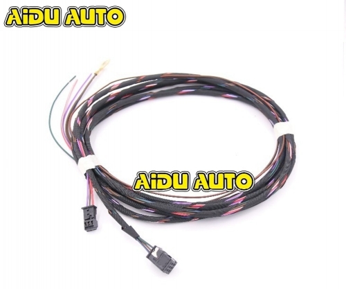 FOR VW Tiguan Jetta Golf MK6 Passat B7 Auto headlight Rain Wiper Sensor Dimming Anti Rear view Mirror Install Wire cable Harness