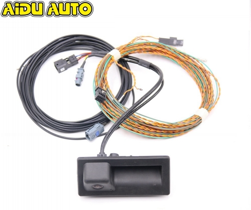 Audi A3 8V Facelift MIB 2 UNIT 8V0 827 566 B 5Q0980556B Rear View Camera Trunk Handle with High Guidance Line