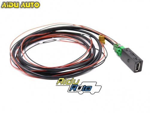 FOR GOLF PASSAT CarPlay MIB 2 RADIO USB Install Plug Socket Switch Button Harness 5G0 035 222 E 5G0035222E