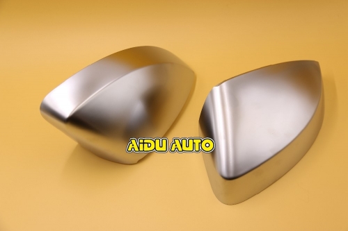1 pair For Audi A3 S3  8V matt Silver chrome aluminum Satin finish mirror case rear view mirror cover shell