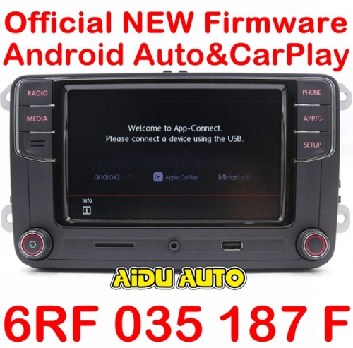 Carplay Android Auto R340G RCD330G Plus Radio For VW Tiguan Golf 5 6 MK5 MK6 Passat Polo 6RF 035 187 F/E