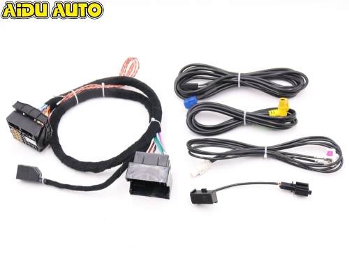USE FIT FOR Golf 7 MK7 Passat B8 MQB TIGUAN POLO 6C MIB 2 ZR NAV Discover Pro Radio Adapter Cable Wire harness
