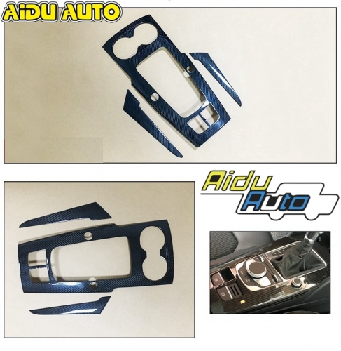 AIDUAUTO aftermarket FOR A3/S3/RS3 8V FACELIFT INTERIOR CARBON fiber Gear Cover SET