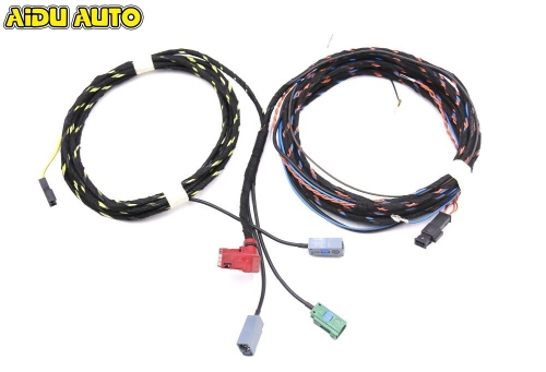 Highline MIB UNIT Rear Camera  Install Wiring Harness cables For Audi A3 8V 5Q0 907 441 A 5Q0907441A 7N0 907 441 B  4S0 907 441B