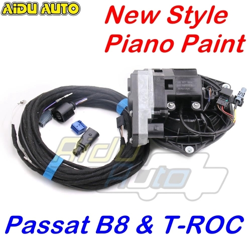 New Version FOR T-ROC Passat B8 New Style Piano Paint REAR VIEW CAMERA