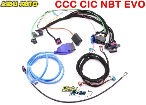 Tools Wirings harness with CAS Emulator tester For BMW CCC CIC NBT EVO navigation systems power on bench all in one