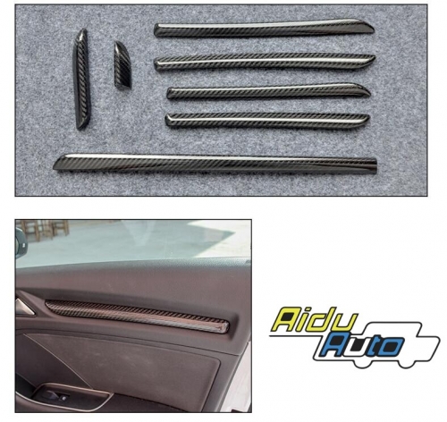 AIDUAUTO aftermarket FOR A3/S3/RS3 8V FACELIFT INTERIOR CARBON fiber SET 7 PIECES LHD RHD