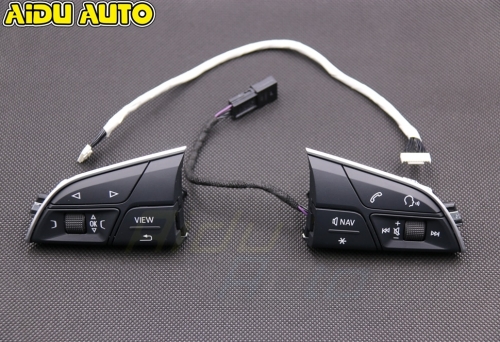 For Audi Q5 80A VIEW liquid Crystal Virtual Cluster MFL multi function Steering wheel buttons swith 80A 951 523D