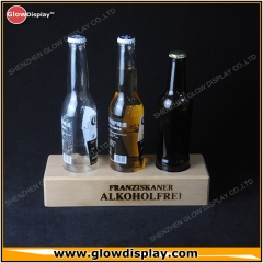 Franziskaner Alkoholfrei Beer 3 Bottle Glorifier Wooden Display