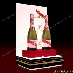 GlowDisplay Acrylic Illuminated GH Mumm Champagne Glorifier Bottle Display