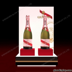 GlowDisplay Acrylic Illuminated GH Mumm Champagne Glorifier Bottle Display