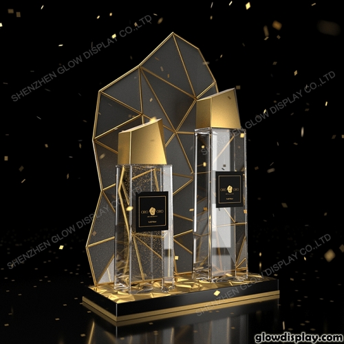 GlowDisplay ORO ORO Pure Gold Delicacy Gold Leaves Bottle Glorifier Display