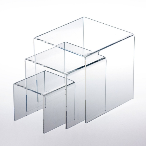 GlowDisplay Top Quality Clear Acrylic Display Riser for Jewelry Showcase Display