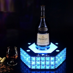 Remy Martin Louis XIII Grande Cognac Baccarat Crystal Bottle Glorifier  Display Case