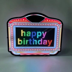 Birthday Programmed led digital marquee message board sign