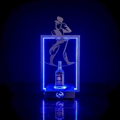 LED Johnnie Walker Whiskey Bottle Glorifier Presenter for Nightclub Lounge Bar