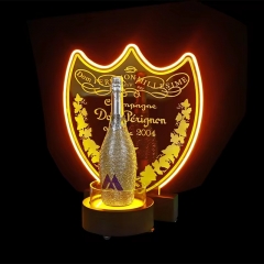 LED Dom Perignon Champagne Bottle Glorifier Presenter