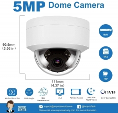 Anpviz 5MP IP PoE Security Camera System, 16pcs 5MP Outdoor IP66 Weatherproof PoE IP Cameras with Audio, H.265 8MP 16CH NVR with 2TB HDD Video Surveillance System for 24/7 Recording(IPK2160250W-S-16)