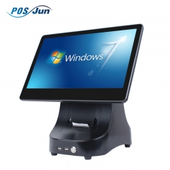 2018 New Design Windows all in one touch screen pos system price/pos machine/pos terminal with printer