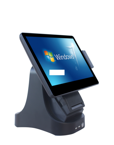 POS machine with 15.6 inch with 80 mm printer