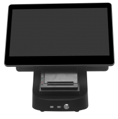 Dual screen POS with 80mm printer