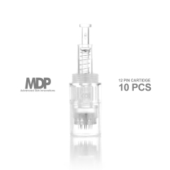 Needle Cartridge 12 Tips Adjust 0-2.5 mm for Electric Auto Derma Pen 10pcs - Thread Slot - Fit For Koi Beauty P700 and A300 Model