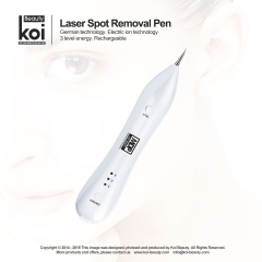 Laser Freckle Pen  Portable Spot Mole Tattoo Removal Plasma Pen Koi Beauty Facial Beauty Machine, Pain Free, No Bleeding, USB Charging, White