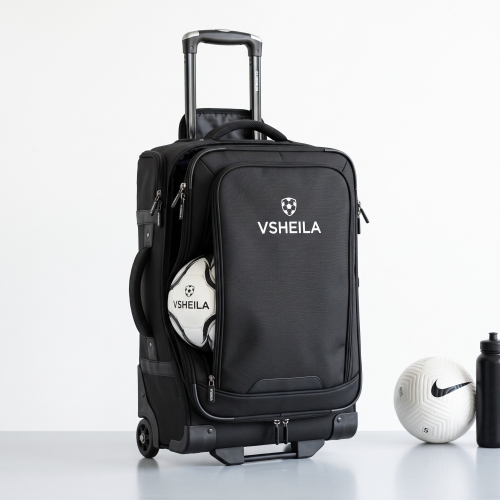 VSHEILA Wheeled Soccer Equipment Bag – Rolling Duffel with Separate Ball Pocket for Training & Match Day