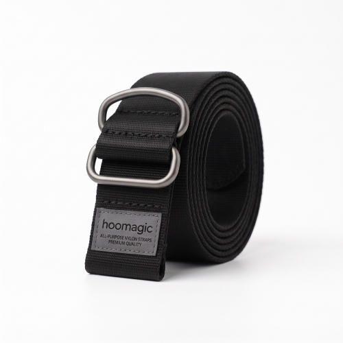 Hoomagic All-Purpose Nylon Straps – Heavy-Duty Utility Belt & Tie-Down Strap with Dual Metal D-Rings, Premium Webbing for Backpacks & Gear, Gift Box Included