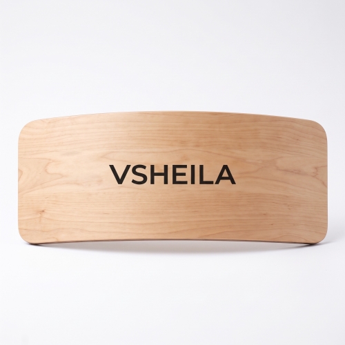 VSHEILA Wooden Balance Board – Premium Curved Yoga & Core Trainer for Stability, Home Gym & Physical Therapy, with Carry Bags