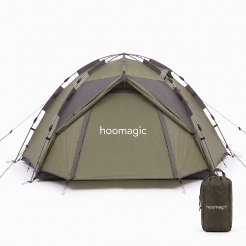 hoomagic Camping Tent – Waterproof Dome Tent for Outdoor, Hiking & Backpacking, Easy Setup with Ripstop Fabric, Includes Carry Bag, Stakes & Guy Lines