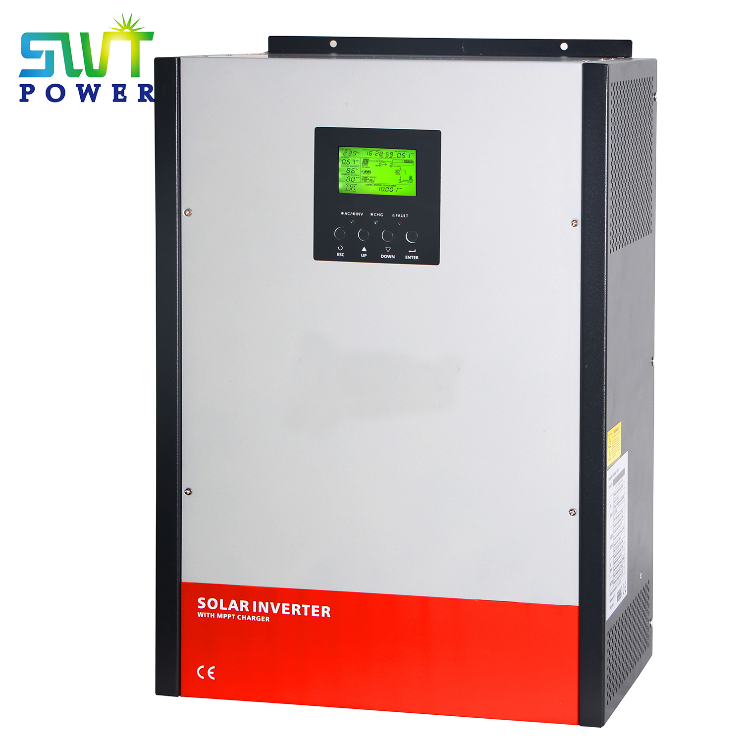 Off Grid Hybrid Inverter With Mppt Solar Controller 7215