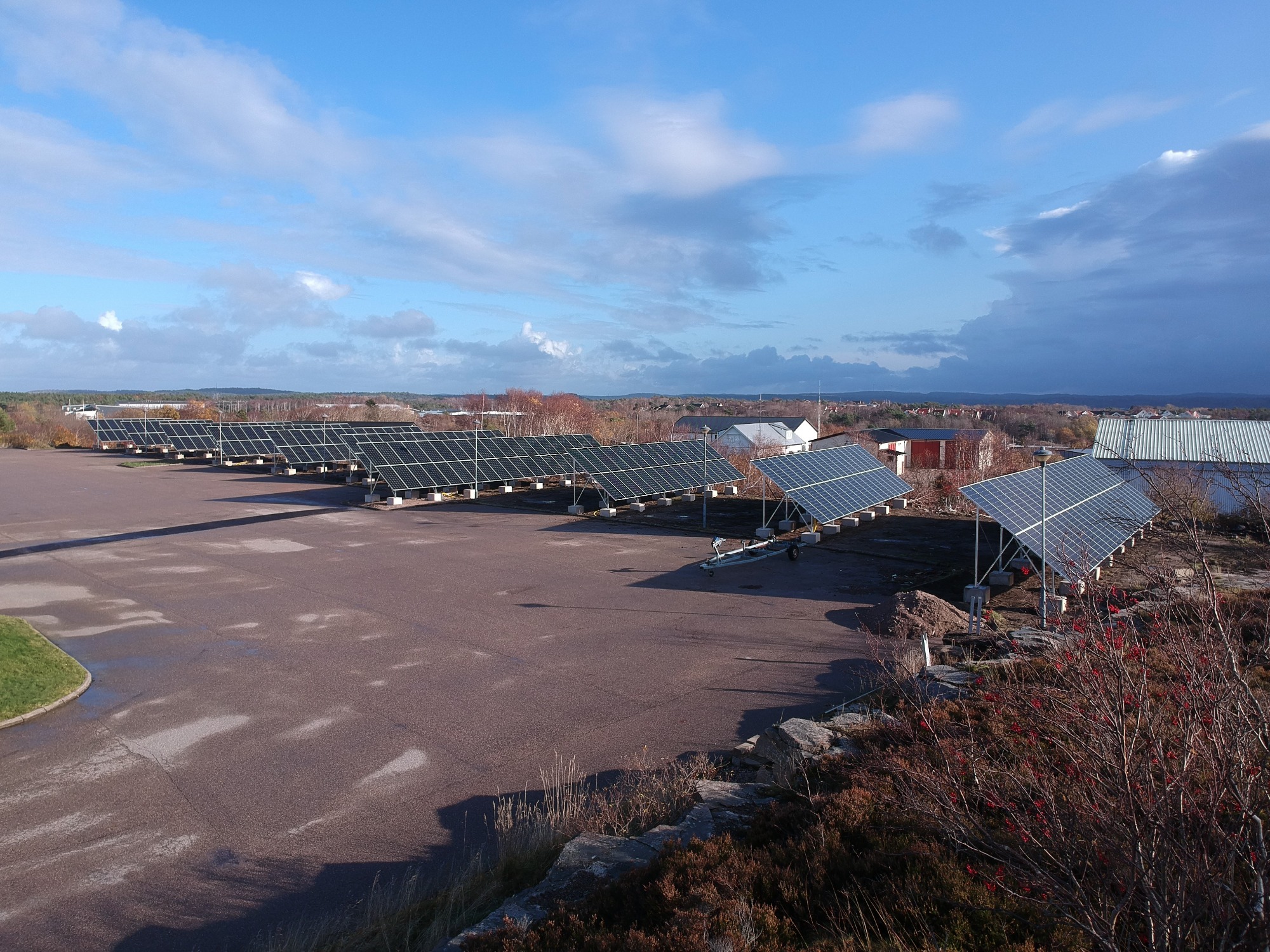 100KW project in Europe solar system