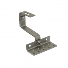 Adjustable tile hook for roof mounting system solar panel structure pv support aluminum structure roof mounting system
