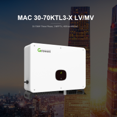 GROWATT MAC 50-70KTL3-X 50kw 60kw 70KW string inverter Three Phase with 3 MPPTs