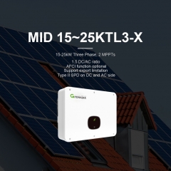 GROWATT MID 15-25KTL3-X 15-25KW Three Phase, 2 MPPTs for solar power residential