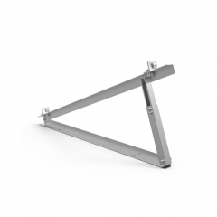 Adjustable tilt triangle mounting structure adjustable angle flat roof mounting system