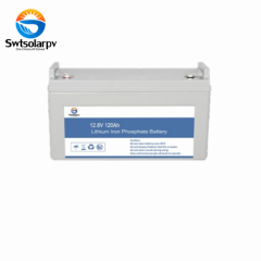 12.8V 120Ah Gel Battery Replacement LiFePO4 Lithium Battery Pack for Solar System