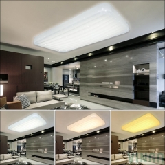 VINGO® LEDCeiling Light Square Starlight Effect 60W Color Change