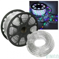 VINGO® LED Light String Tube 10m Cold White with Controller RGB