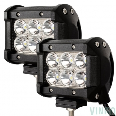 VINGO® Arbeitsscheinwerfer LED Wasserdicht 2X 18W