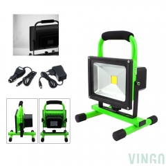 VINGO® LED Rechargeable Battery Spotlight Green 20