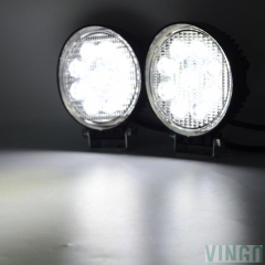 VINGO® LED Arbeitsbeleuchtung Runde Weiß 4x 27w