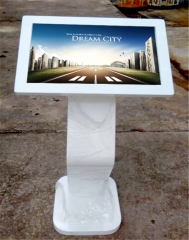 21.5 inch fashion floor standing advertising information kiosk